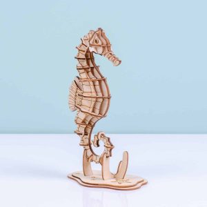 3D Puzzel Van Hout – Zeepaardje