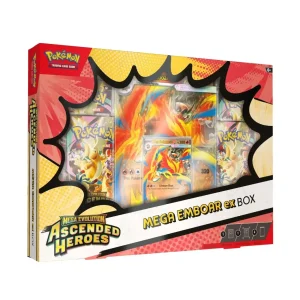 [PRE ORDER] - Ascended Heroes Mega Emboar EX Box - Pokémon TCG
